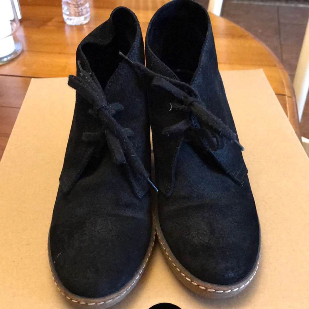 JCrew MacAlister Wedge Booties